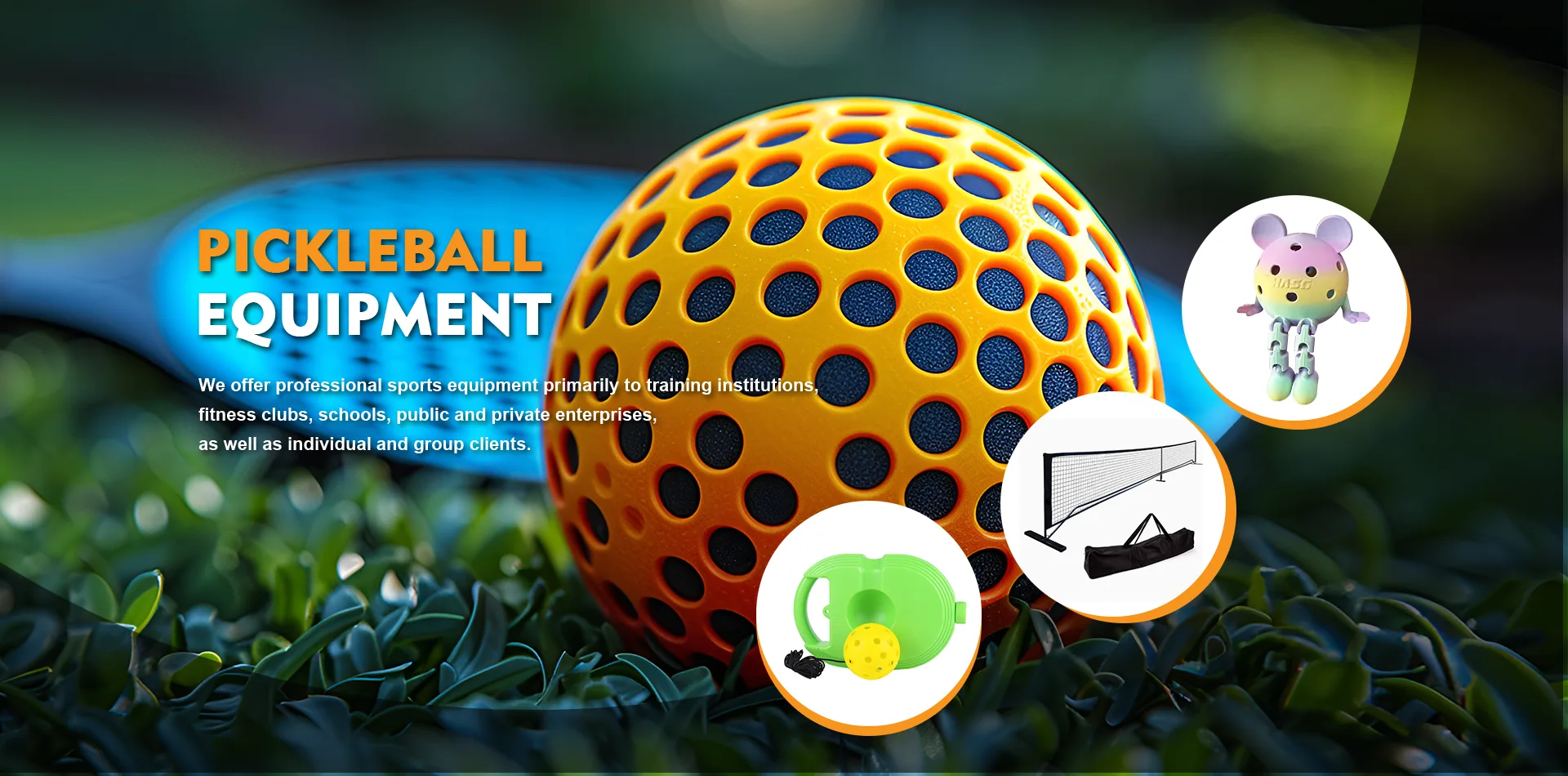 Pickleball-utrustning tillverkad i Kina