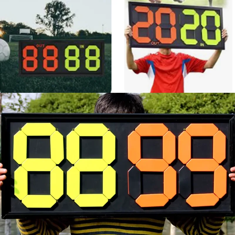 4-Digit Football Substitution Plate