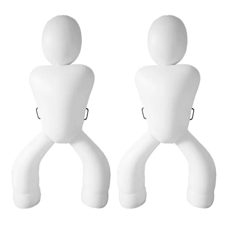 Uppblåsbar fotbollsdocka